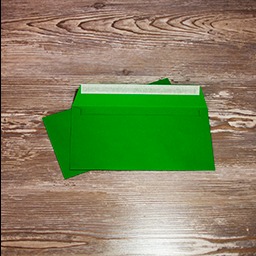 Зеленый конверт С65 114×229 мм